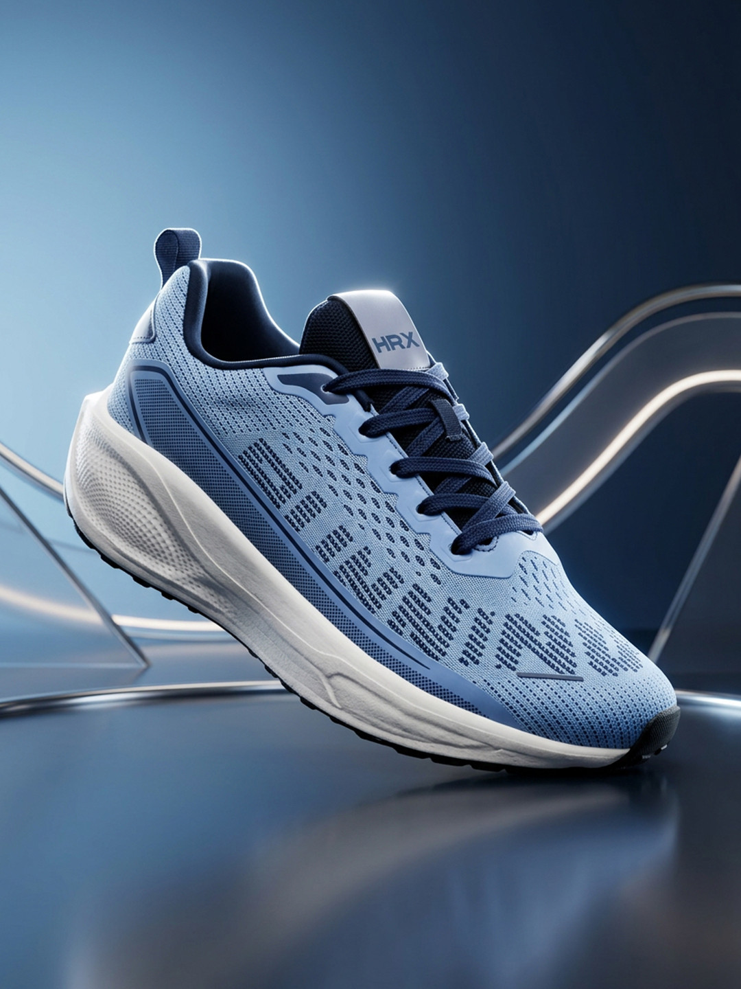 HRX by Hrithik Roshan Men Mesh Running Non-Marking Shoes