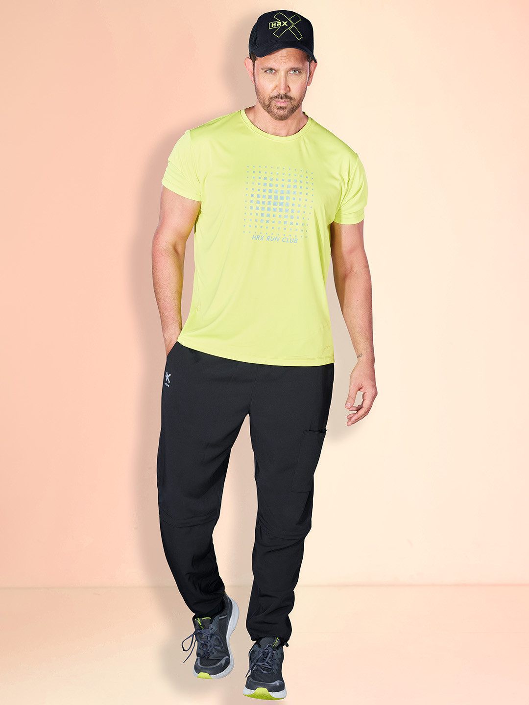 HRX by Hrithik Roshan Men Printed Rapid-Dry Running T-shirt