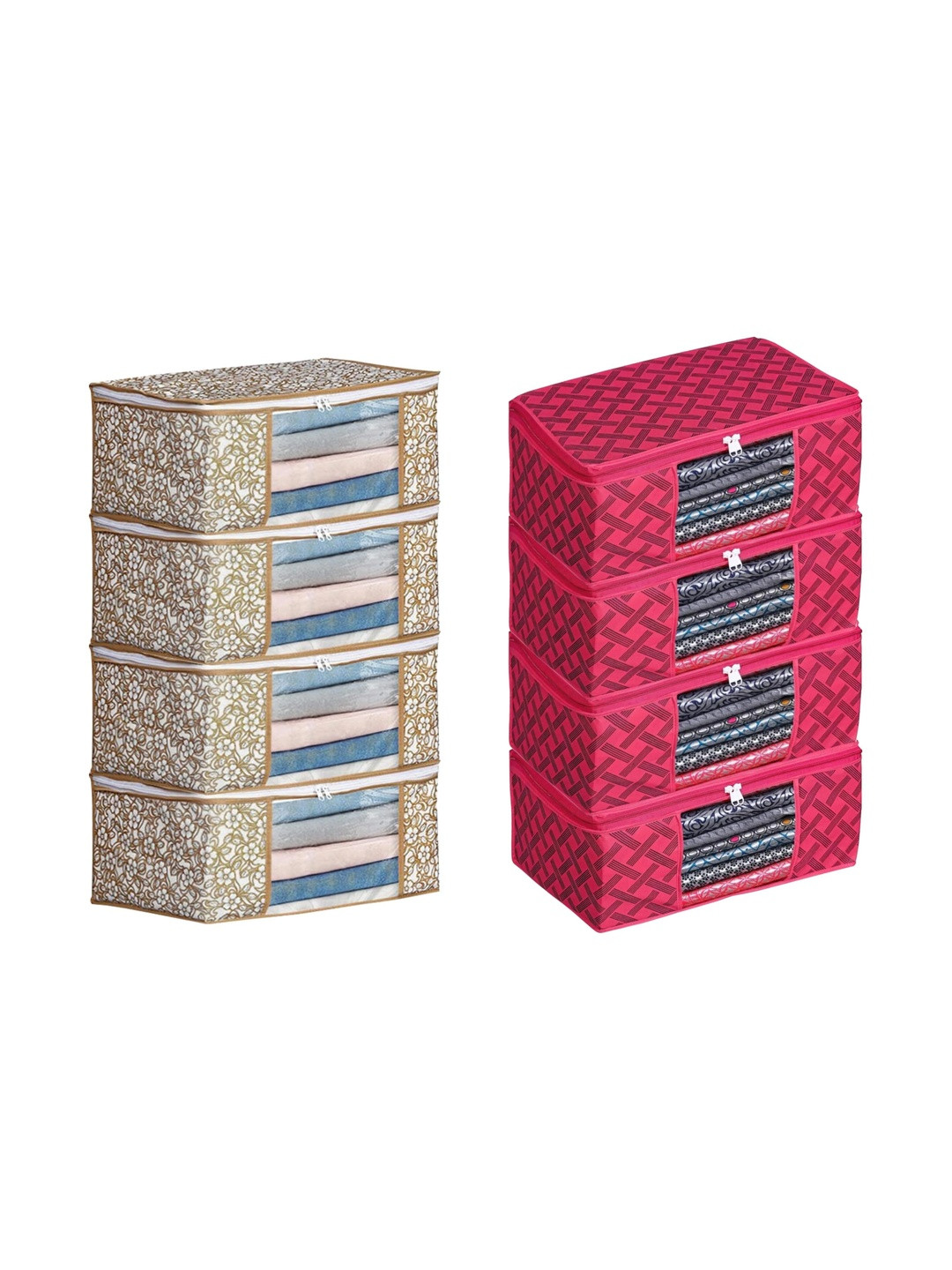 AARON INC Multicoloured Set of 6 Reusable Multi-Utility Organisers