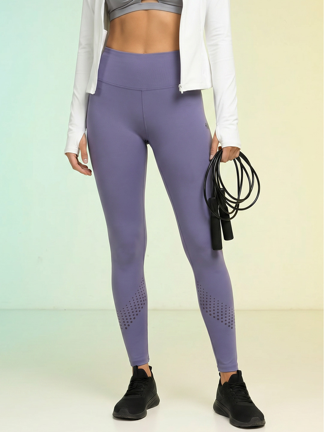 HRX by Hrithik Roshan Printed Ankle Length Training Tights
