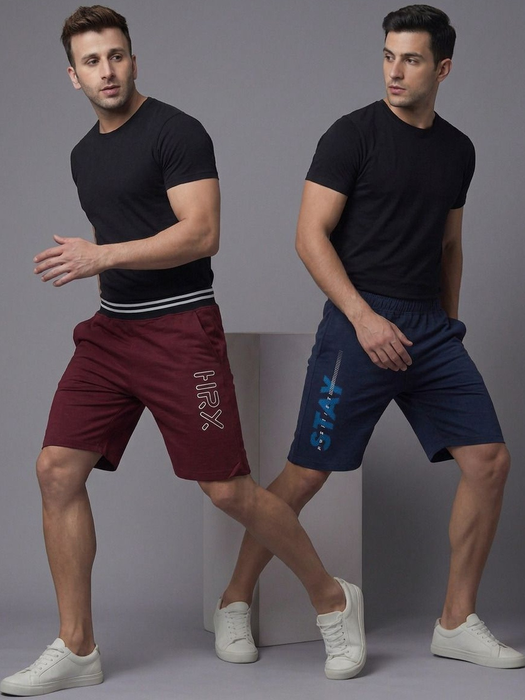 HRX by Hrithik Roshan Men Typography Printed Shorts