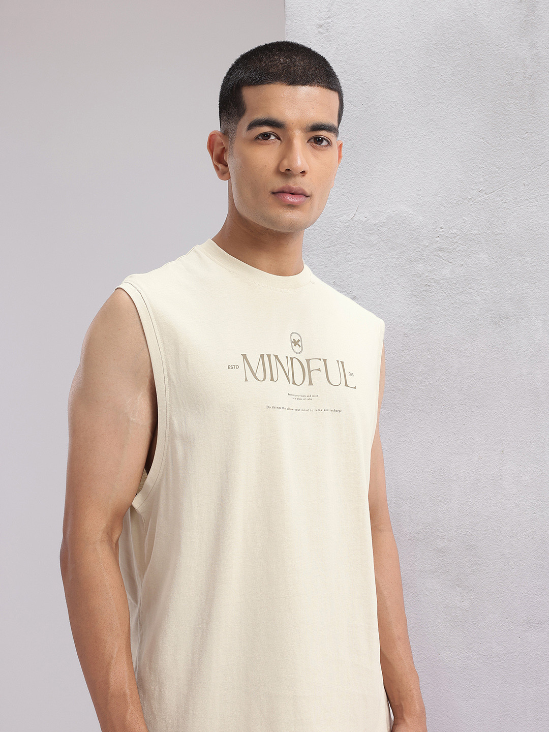 HRX by Hrithik Roshan Typography Printed Yoga T-Shirt