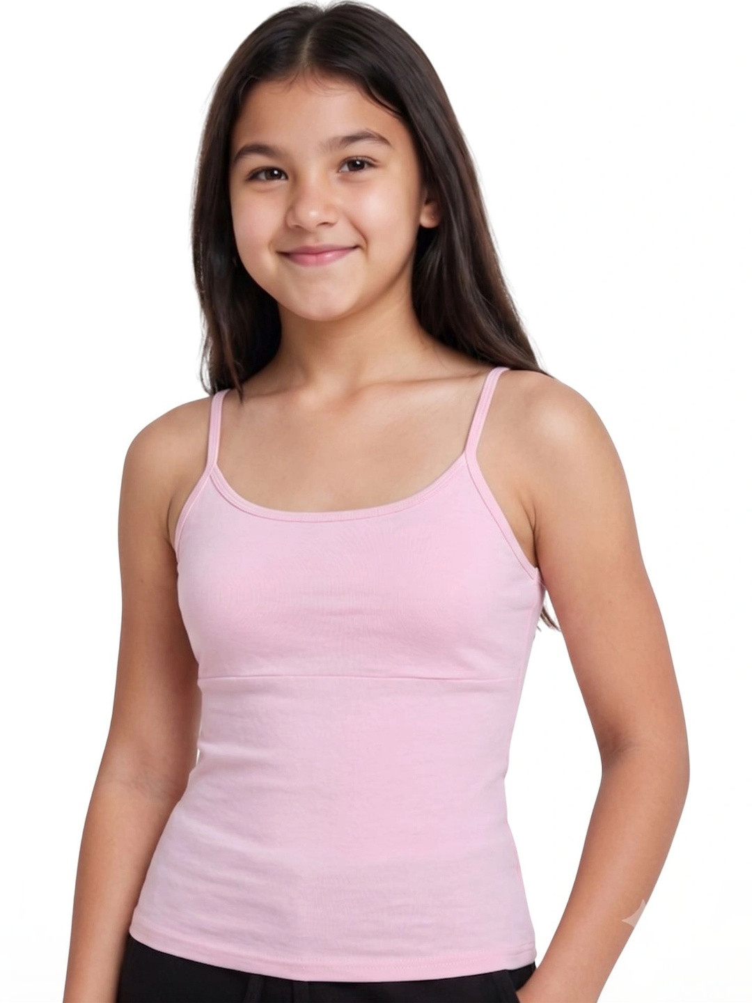 DChica Girls Cotton Lightly Padded Camisoles