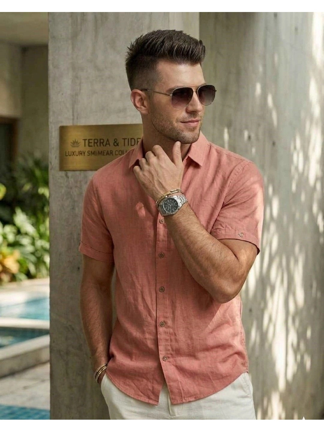 VidiRna Men Relaxed Casual Shirt