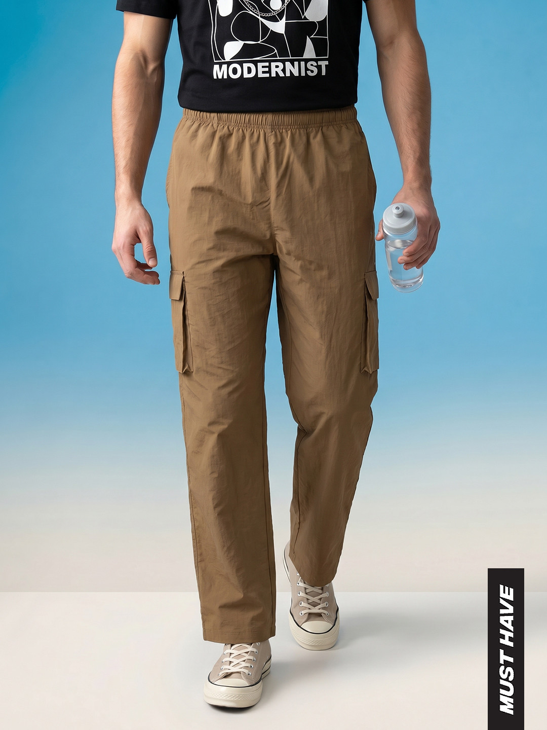 HRX by Hrithik Roshan Men Relaxed Fit Cargos