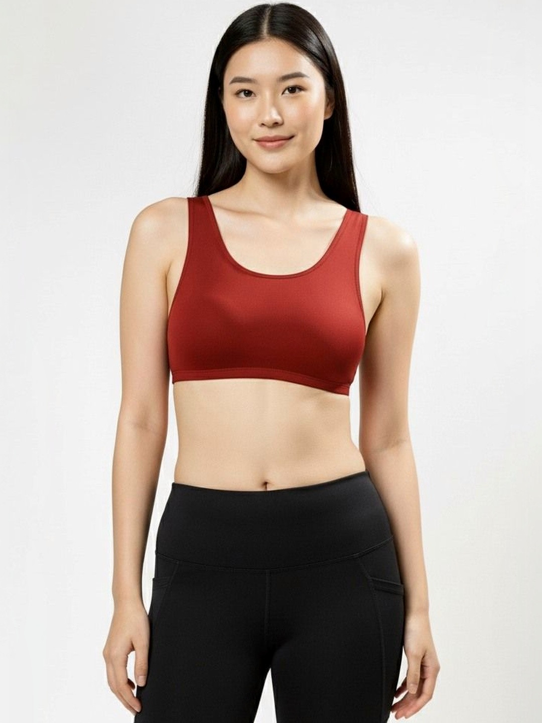 HRX by Hrithik Roshan Women Cotton Wirefree Non Padded Combed Full Coverage Slip-on Bra