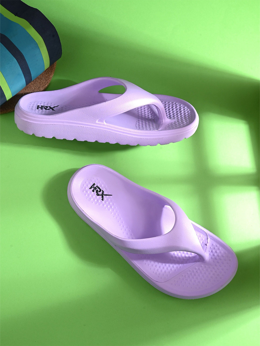 HRX by Hrithik Roshan Women Rubber Thong Flip-Flops