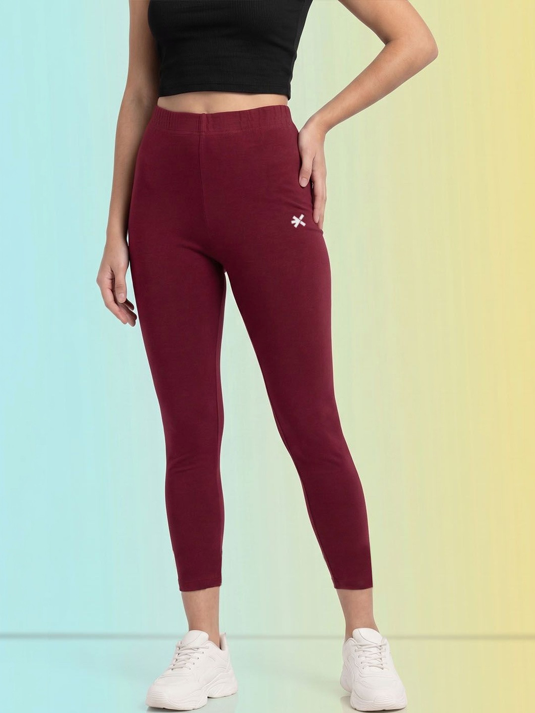 HRX by Hrithik Roshan Women Cotton Relaxed Fit Tights