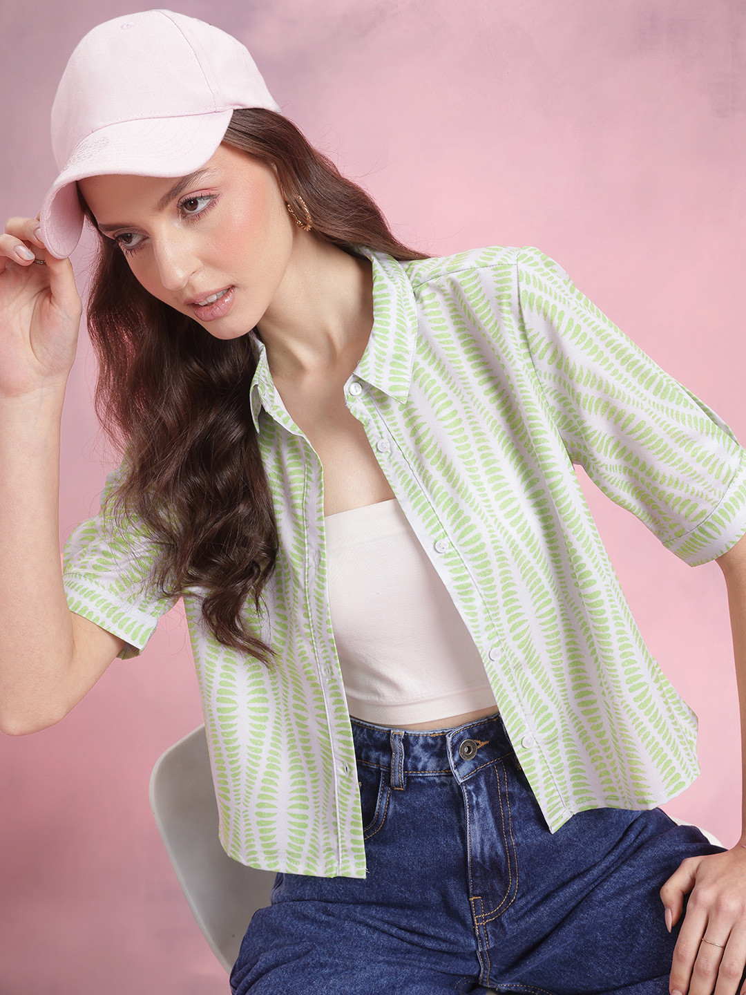 DressBerry Opaque Printed Casual Shirt
