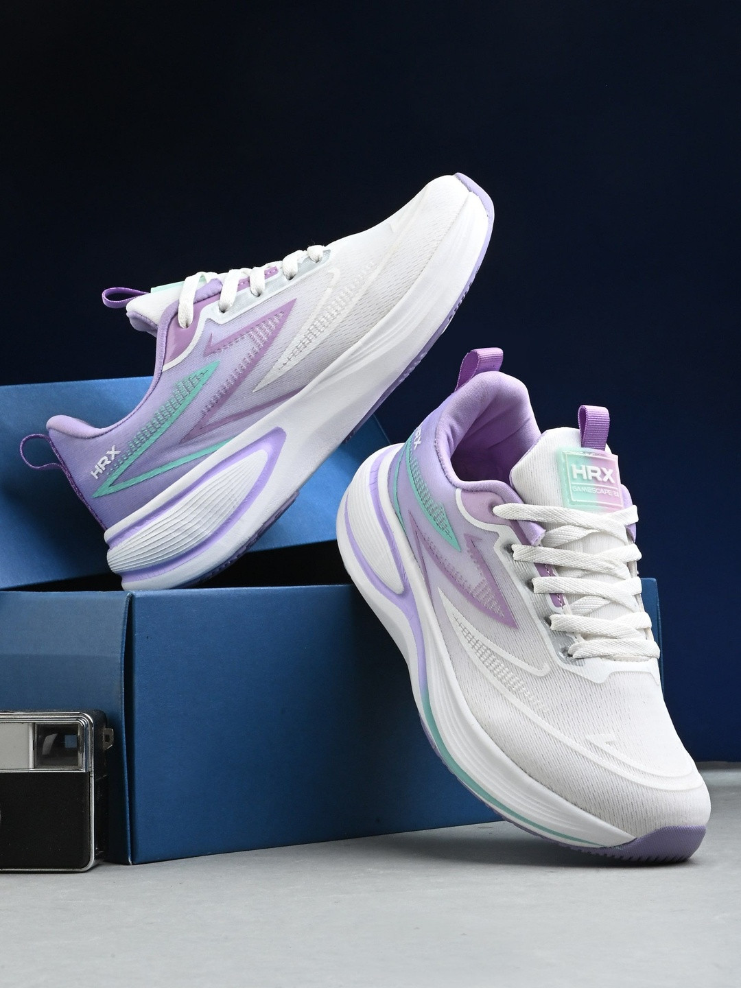 HRX by Hrithik Roshan Women Mesh Running Non-Marking Shoes