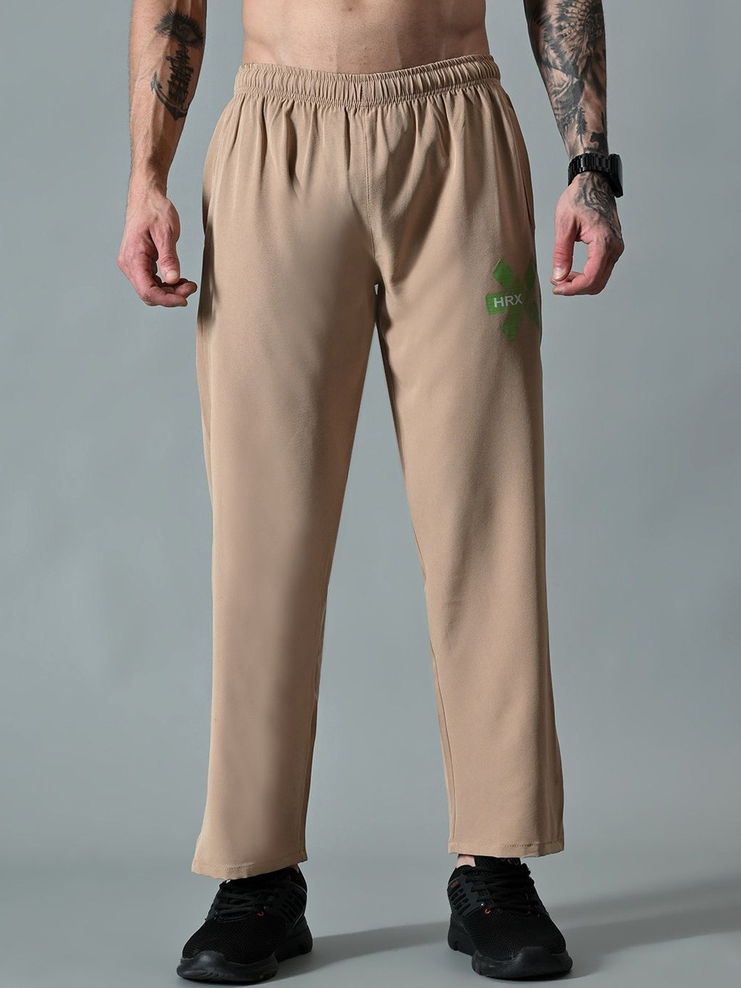 HRX by Hrithik Roshan Men Regular Fit Brand Logo Training Track Pants