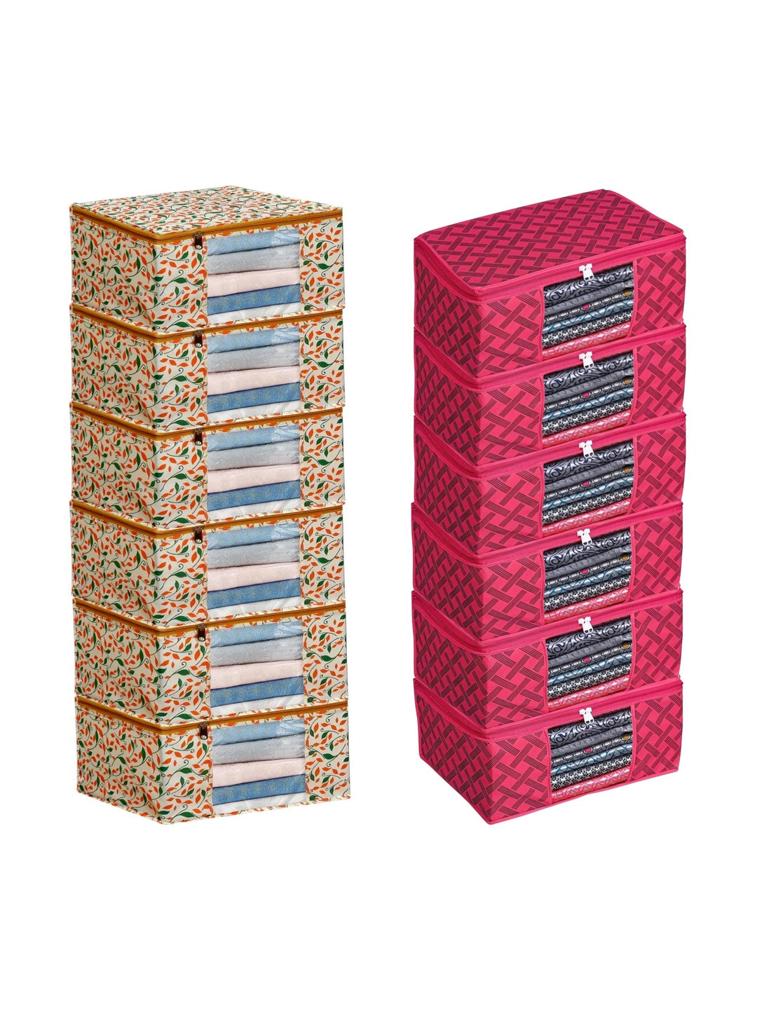 AARON INC Multicoloured Set of 6 Reusable Suit Organiser Organisers