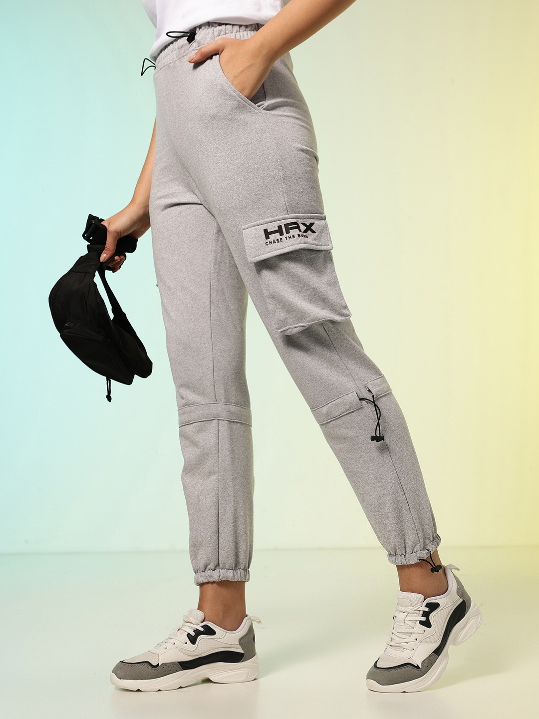 HRX by Hrithik Roshan Women Cargo Track Pants
