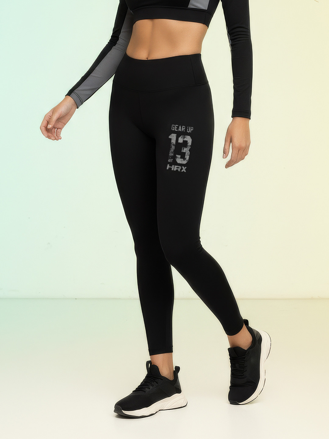HRX By Hrithik Roshan Printed Lifestyle Tights