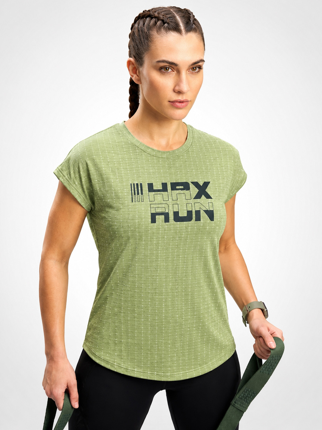 HRX by Hrithik Roshan Typography Printed Round Neck T-shirt
