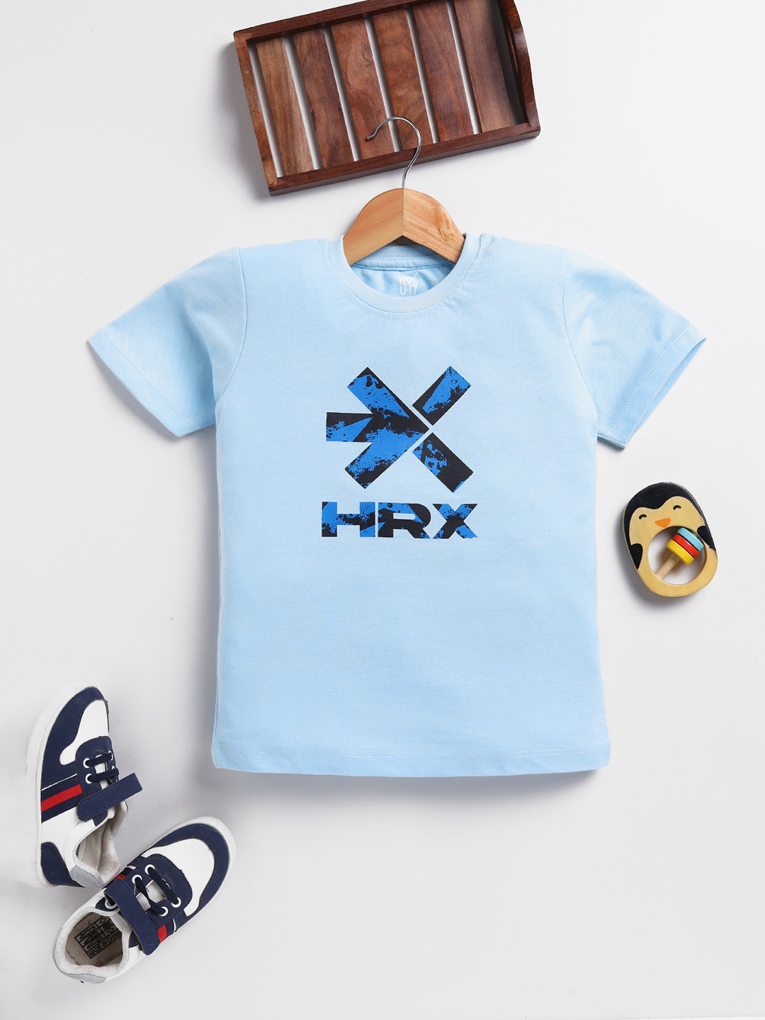 HRX by Hrithik Roshan Boys Logo Print T-Shirt