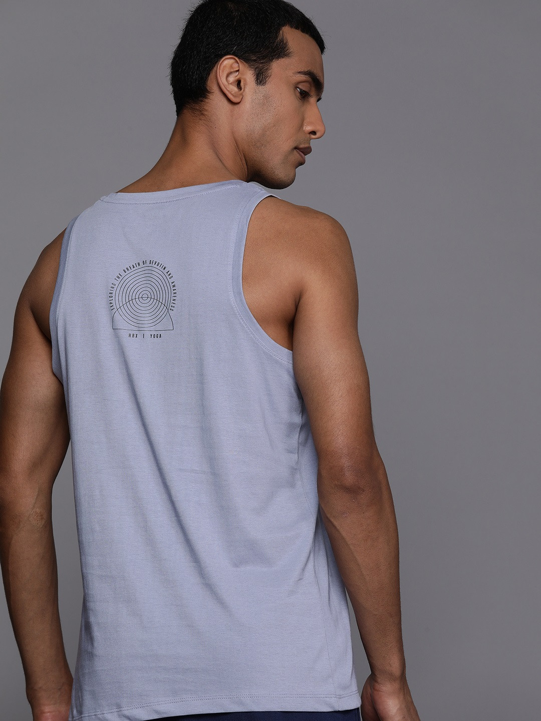 HRX by Hrithik Roshan Men Pure Cotton Yoga T-shirt
