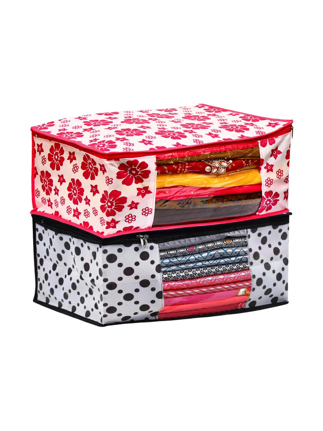 AARON INC Multicoloured Set of 2 Reusable Multi-Utility Organisers