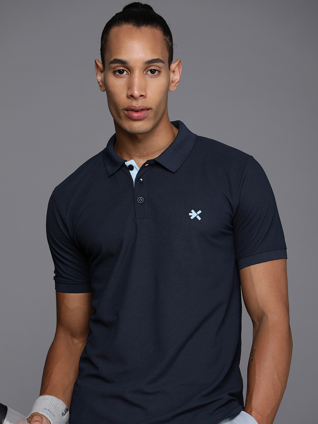 HRX by Hrithik Roshan Men Polo Collar T-shirt