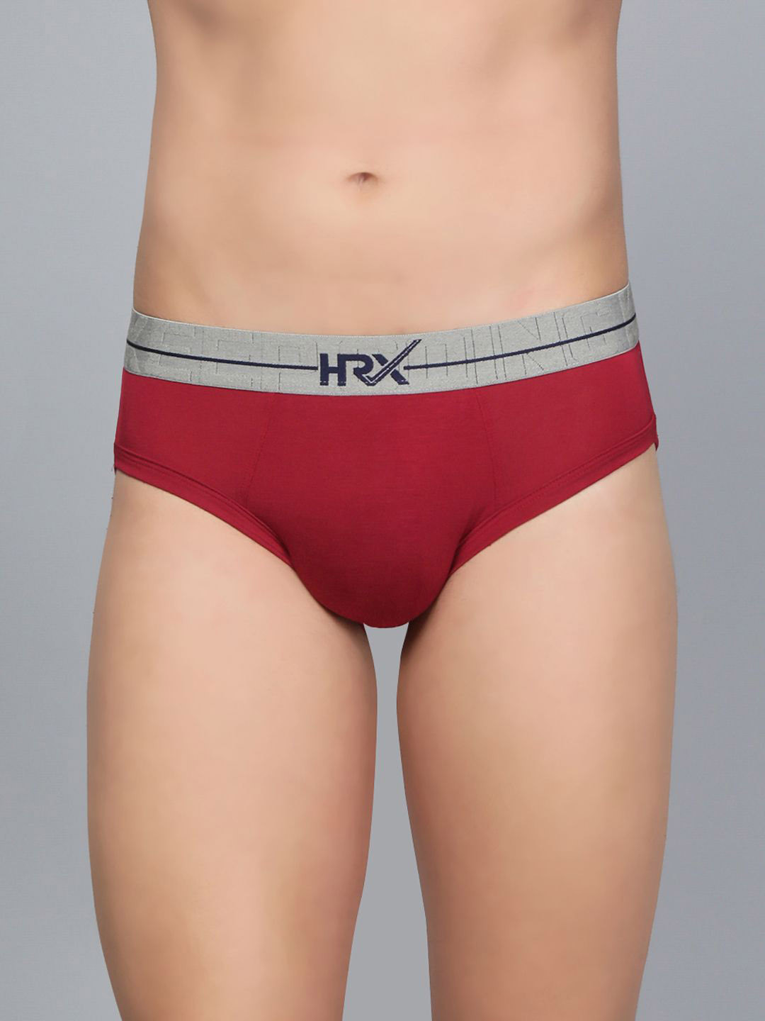 HRX by Hrithik Roshan Cotton Briefs Ultrasoft Elastic Waistband HRX_BRF_002_MN/GR/_1PC