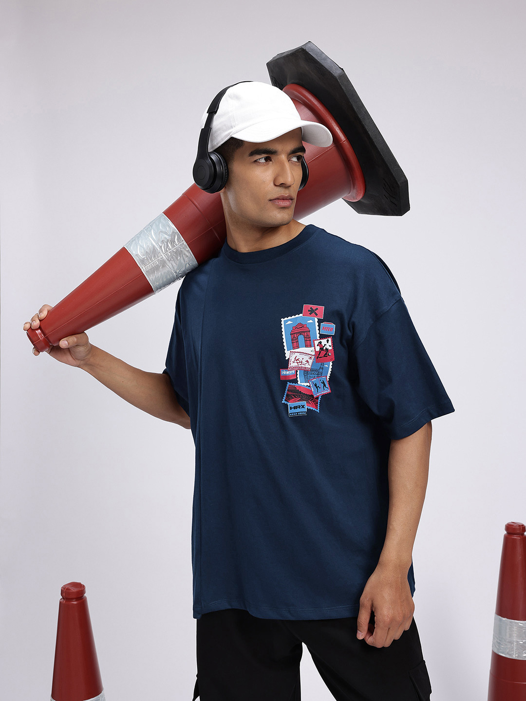 HRX by Hrithik Roshan Printed Detail Lifestyle T-shirt
