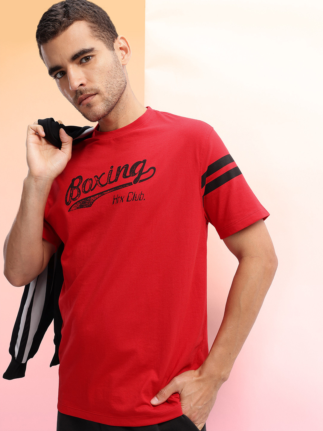 HRX by Hrithik Roshan Typography Printed Lifestyle T-shirt
