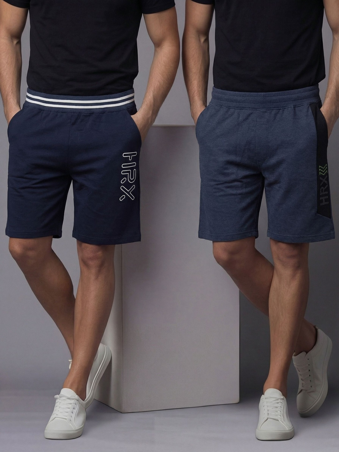 HRX by Hrithik Roshan Men Typography Printed Shorts