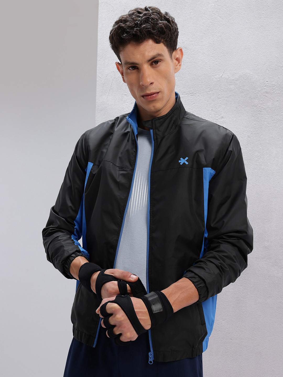HRX by Hrithik Roshan Rapid-Dry Colourblocked Training Jacket