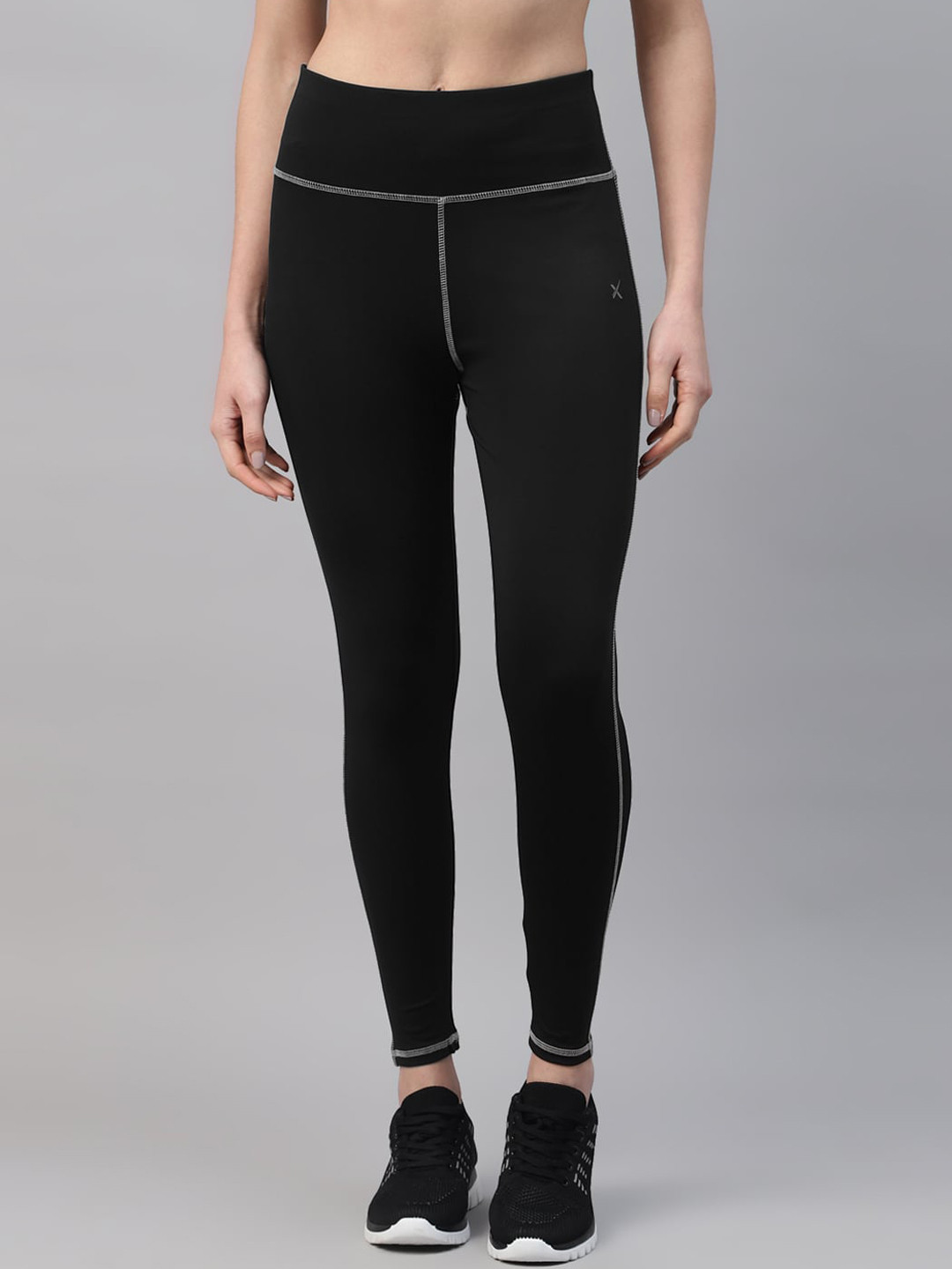 HRX by Hrithik Roshan Women Black Ankle Length Training Tights