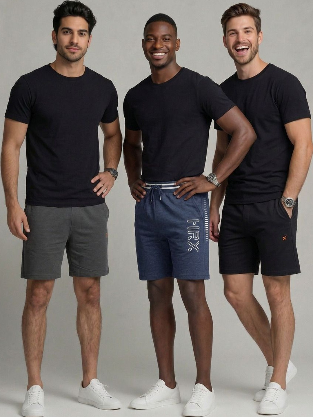 HRX by Hrithik Roshan Men Pack of 3 Shorts