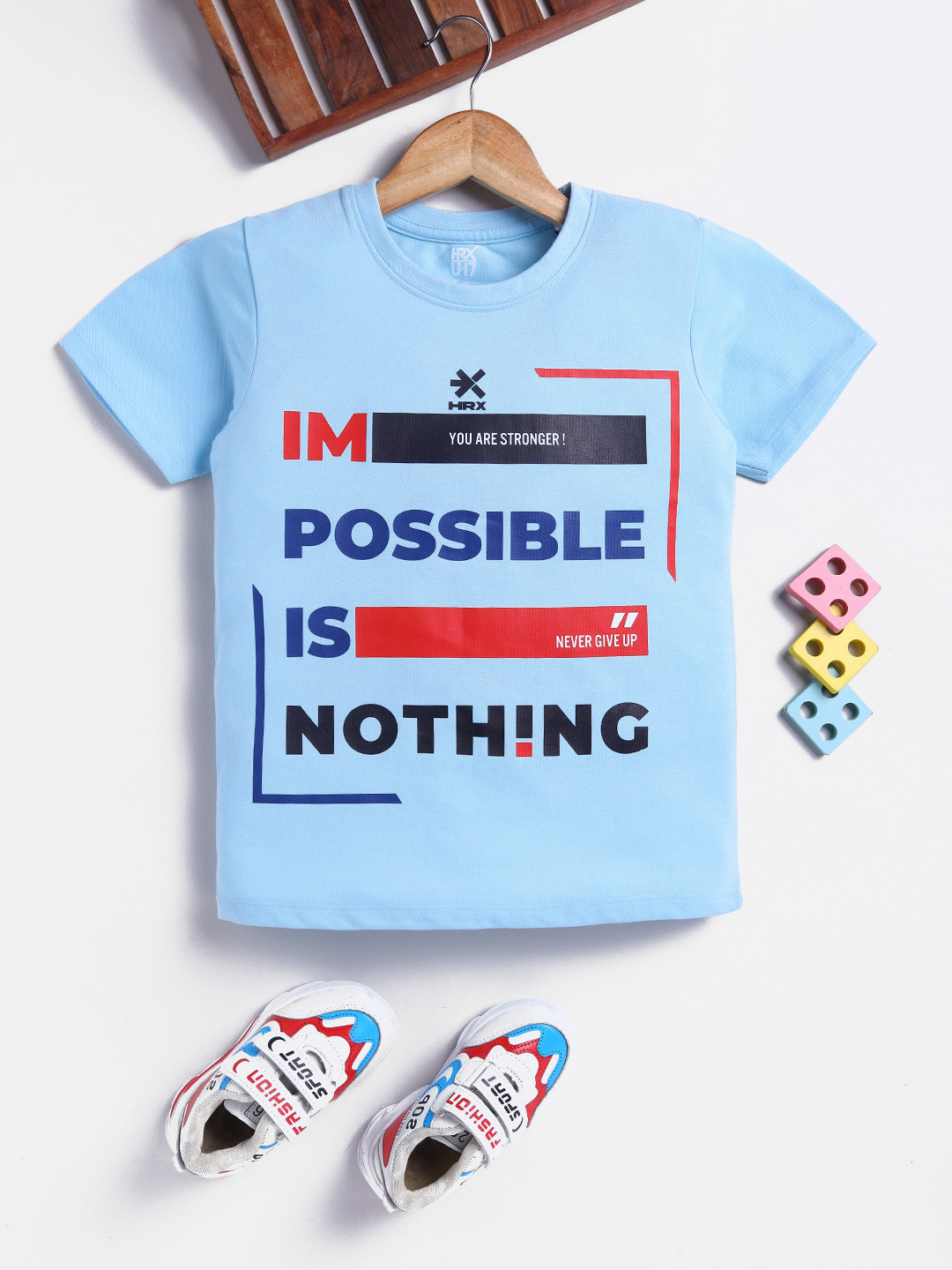 HRX by Hrithik Roshan Boys U17 Typography Printed T-shirt