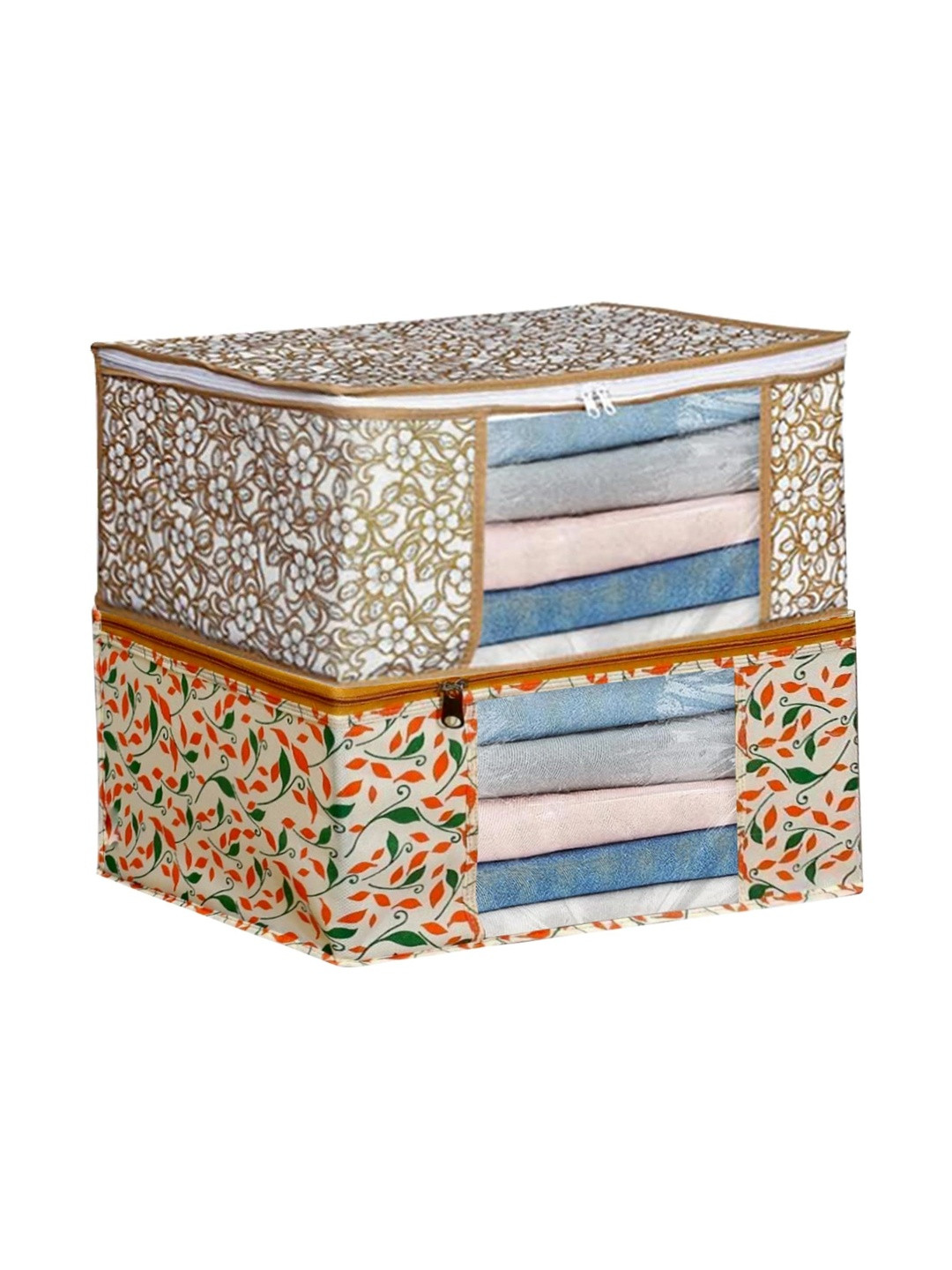 AARON INC Multicoloured Set of 2 Reusable Multi-Utility Organisers