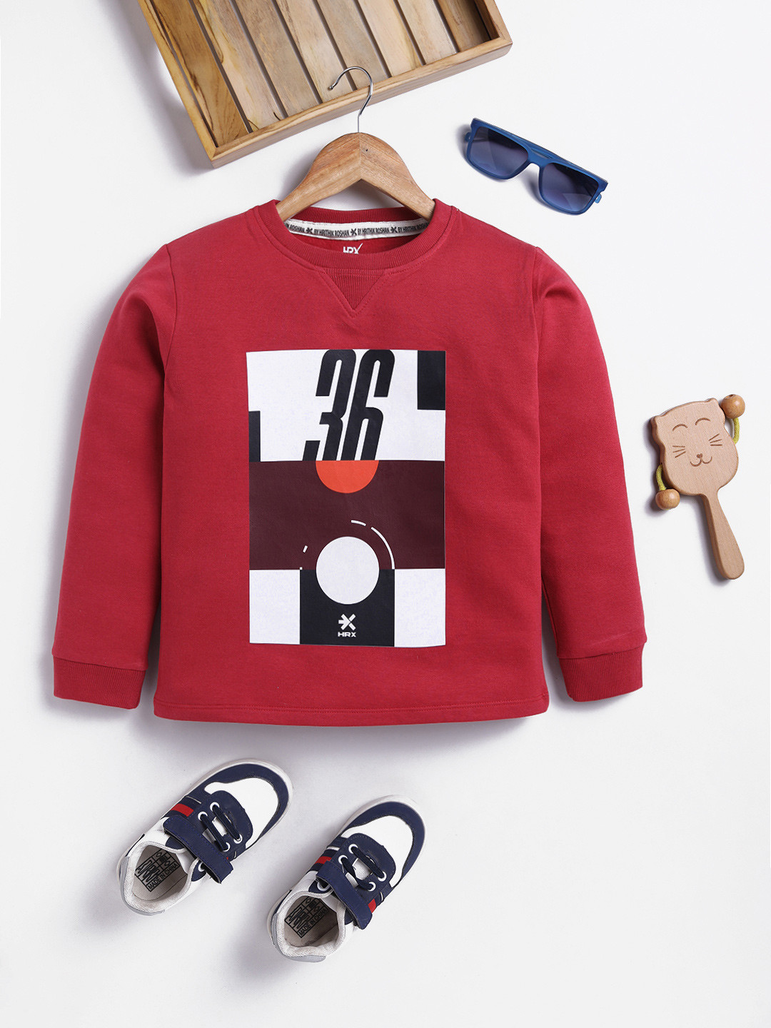 HRX by Hrithik Roshan Boys Printed Sweatshirt