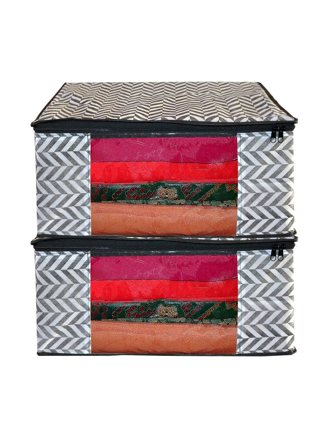 AARON INC Black Set of 2 Reusable Multi-Utility Organisers