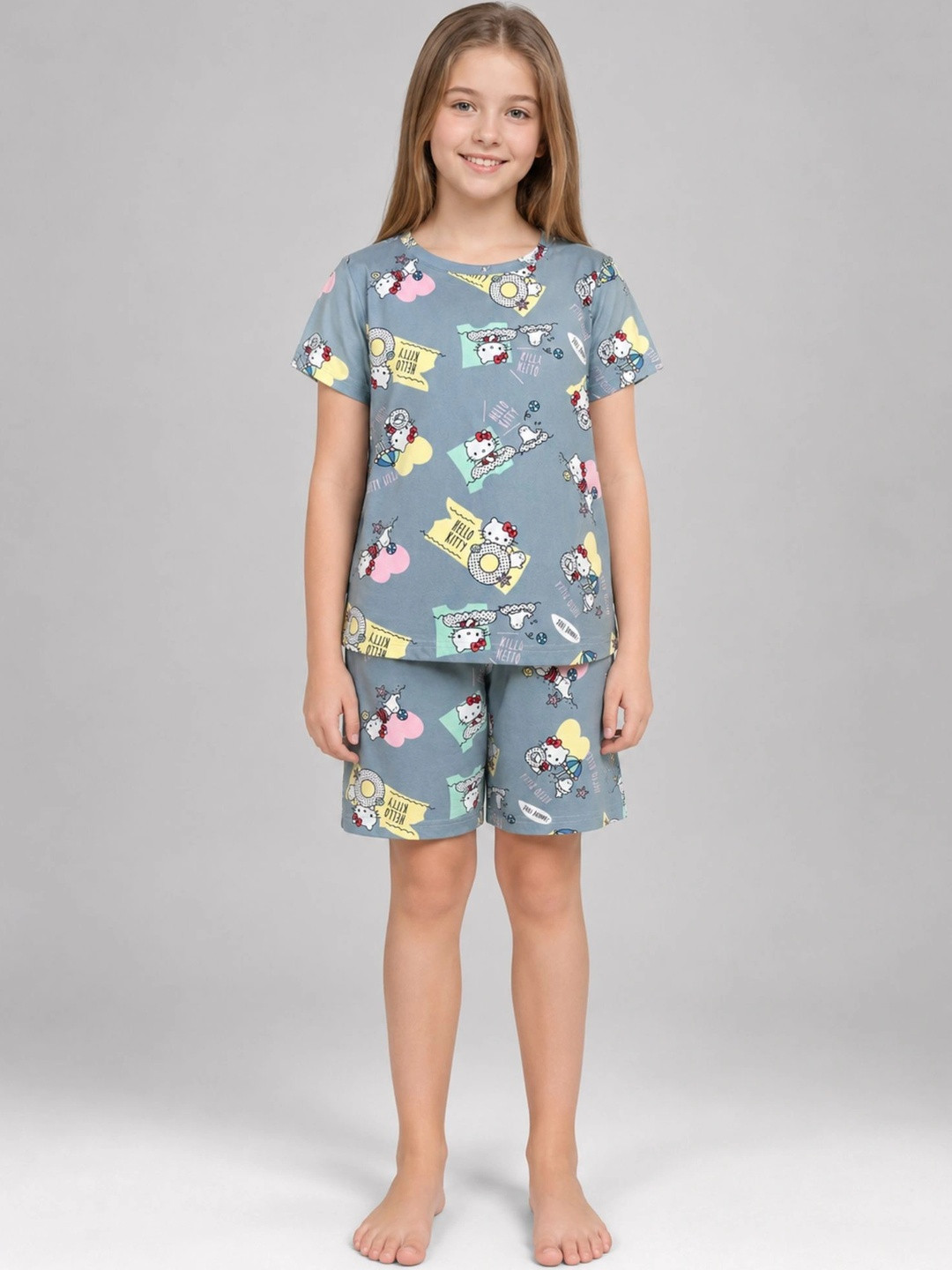 Bee Boldd Girls Printed Nightdress