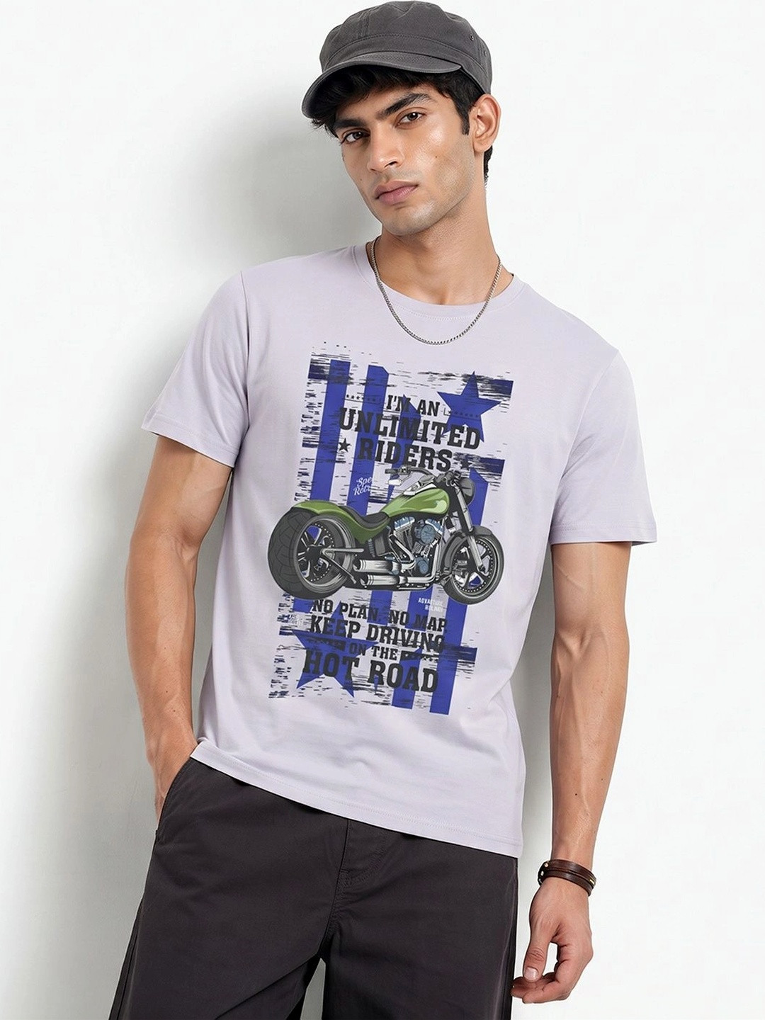 Roadster Men Printed T-shirt