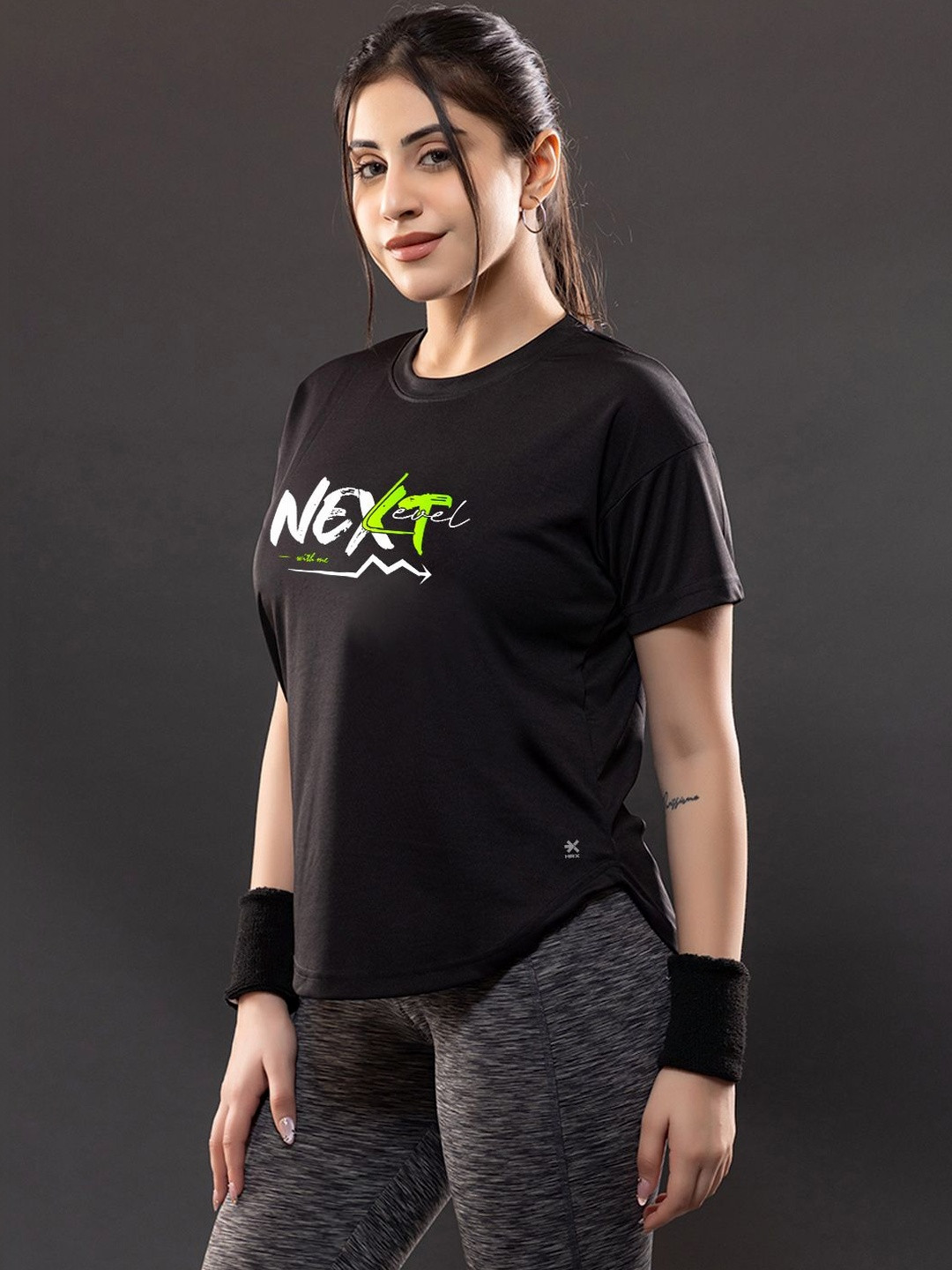 HRX by Hrithik Roshan Women Typography Printed T-shirt