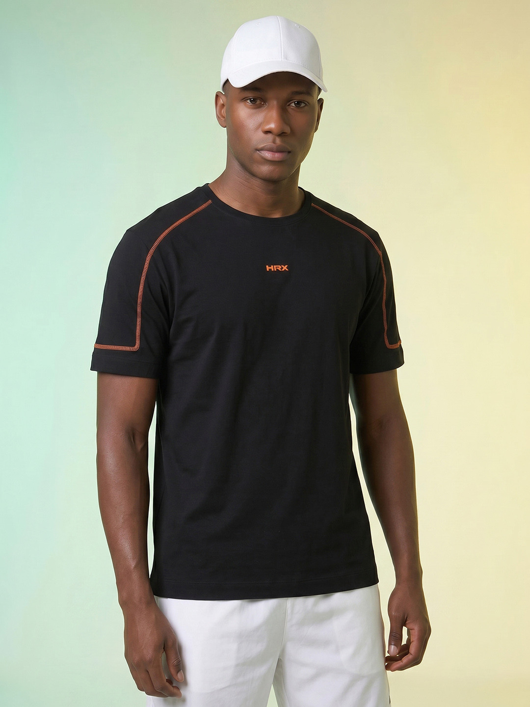 HRX by Hrithik Roshan Men Regular Fit Round Neck T-shirt