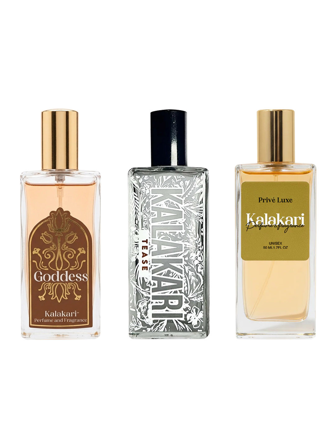 Kalakari Fragrance & perfumes Pack of 3 Long Lasting EDP - 50ml Each