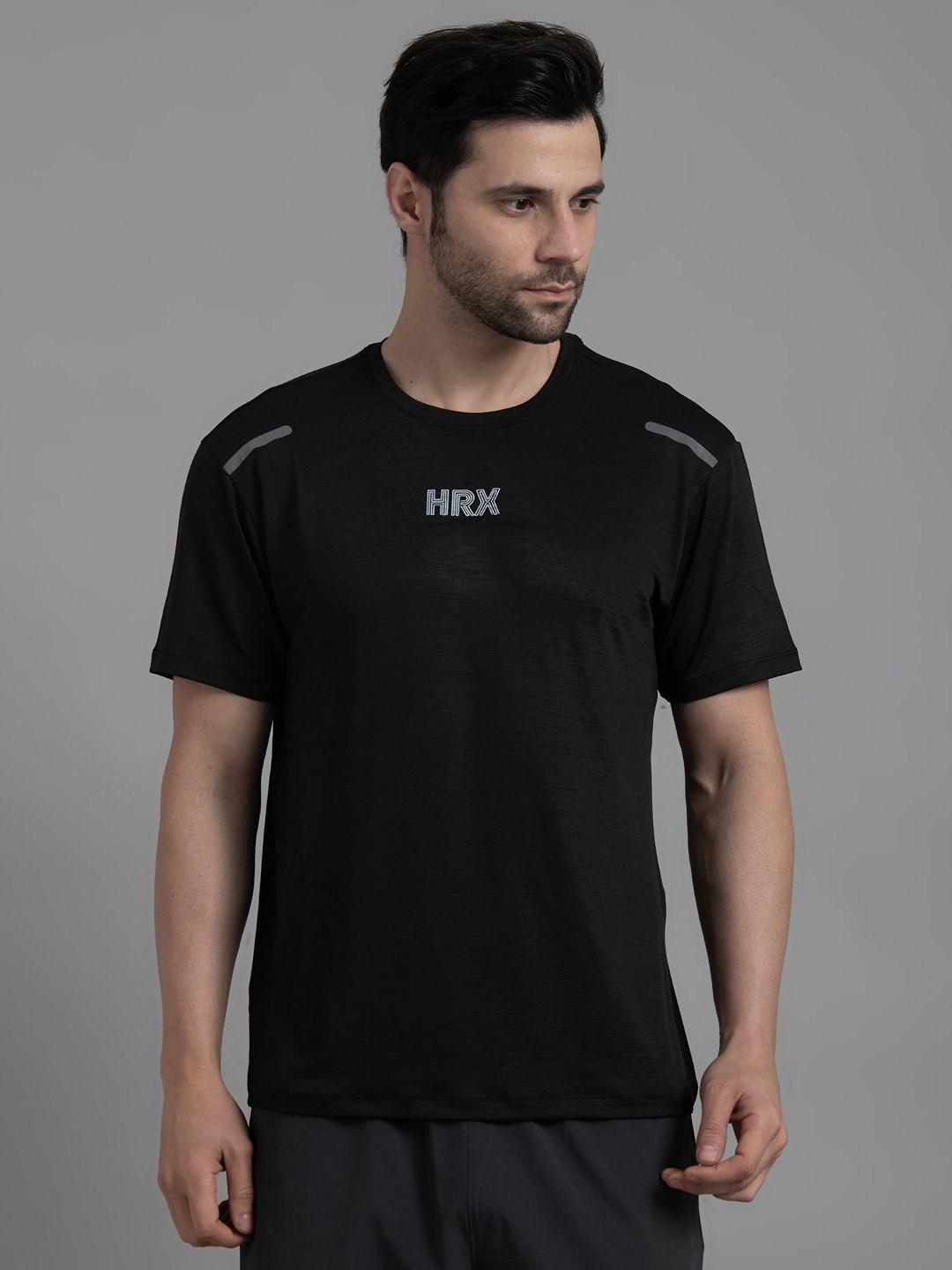 HRX by Hrithik Roshan Men Solid Round Neck T-shirt