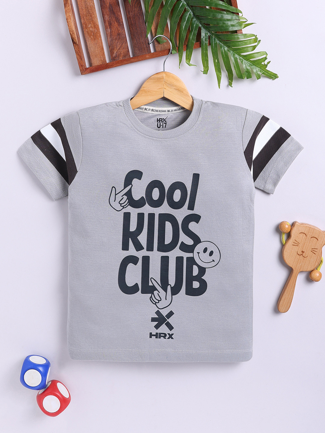 HRX by Hrithik Roshan Boys U-17 Typography T-shirt