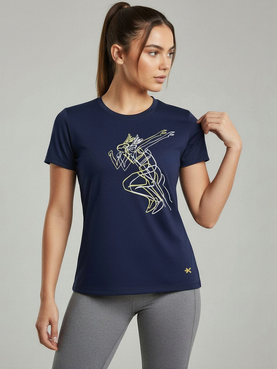 HRX by Hrithik Roshan Women Printed T-shirt