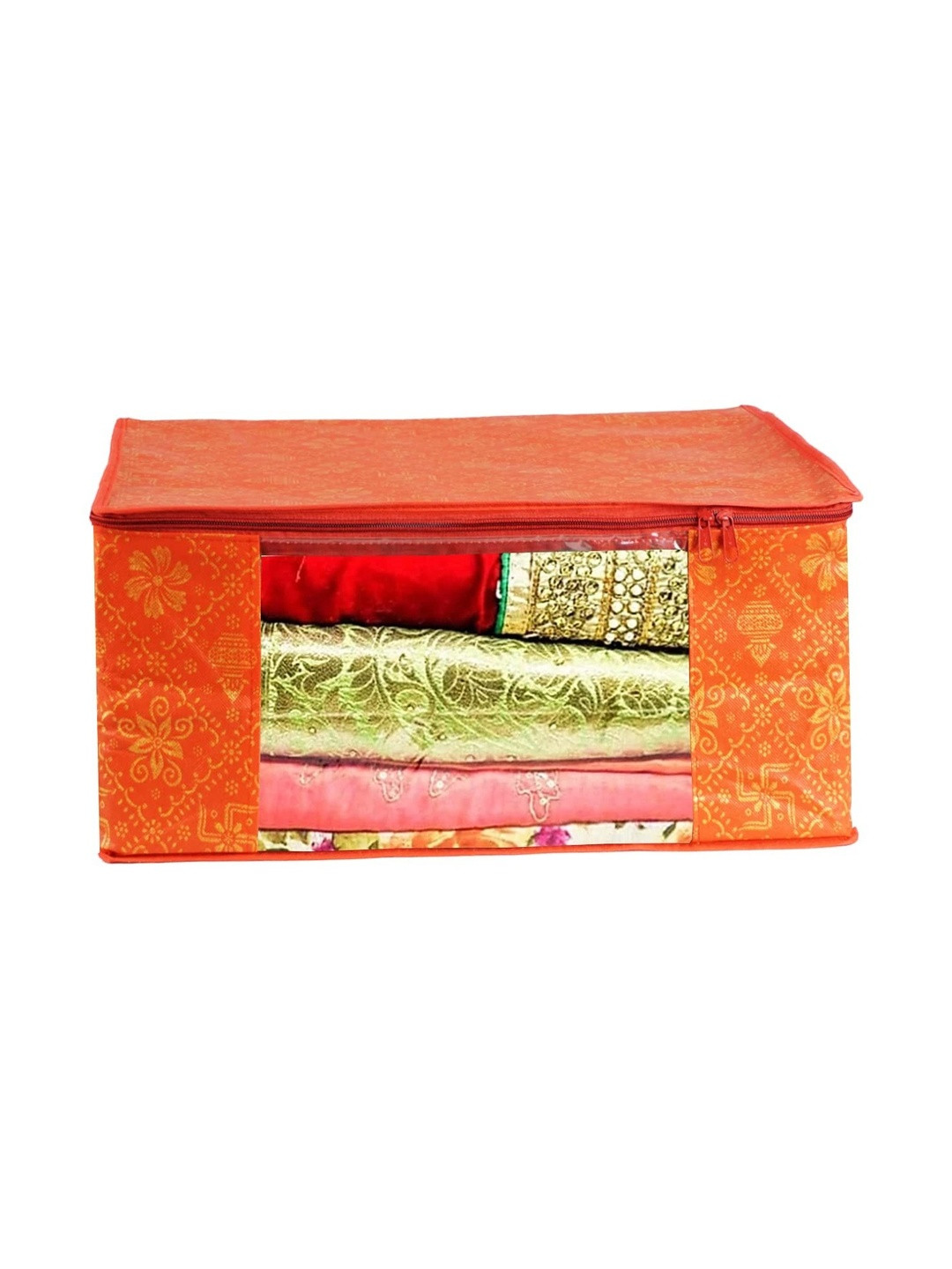 AARON INC Orange Set of 1 Reusable Multi-Utility Organisers
