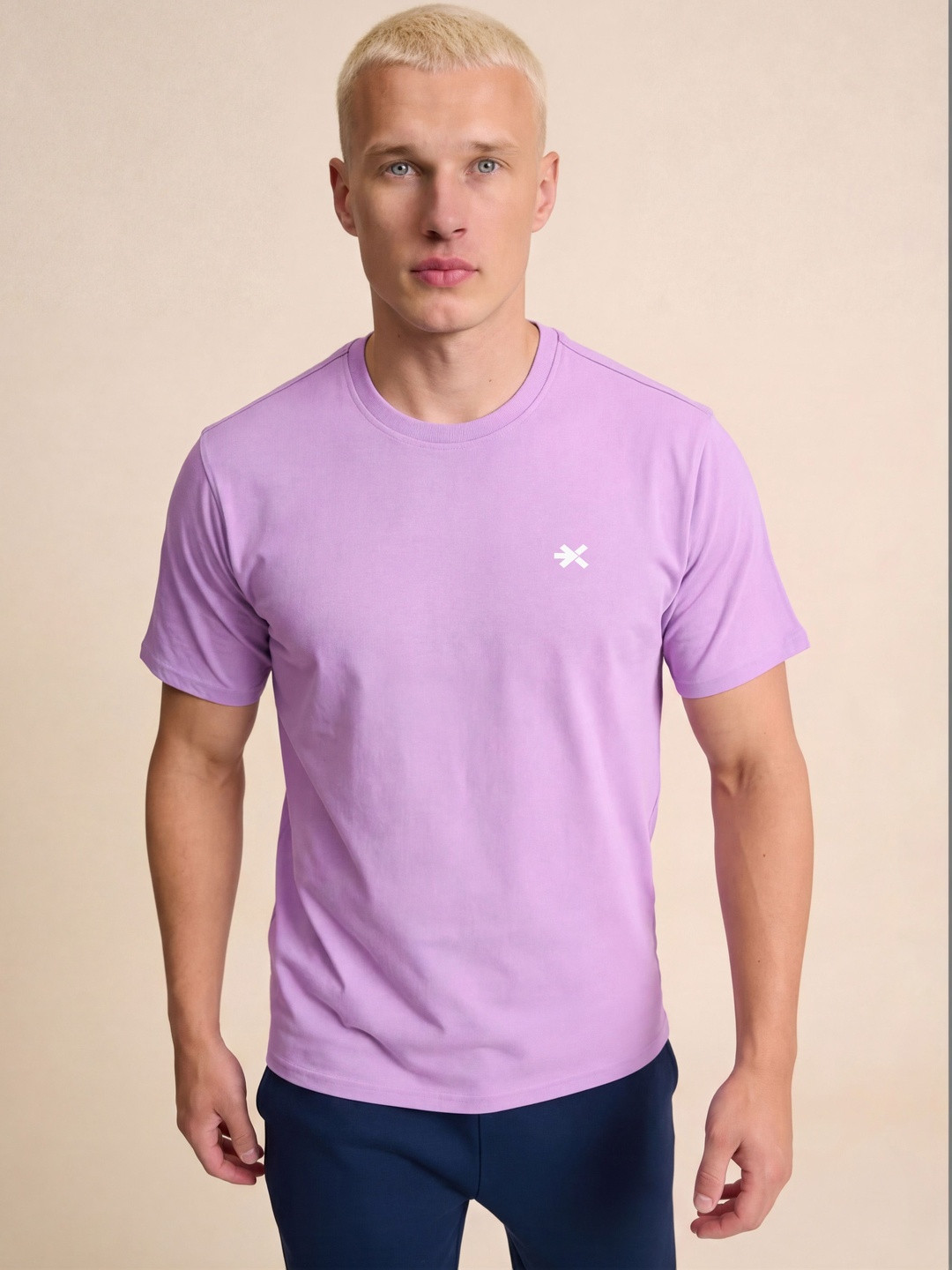 HRX by Hrithik Roshan Men Solid Soft Pure Cotton Round Neck Half Sleeve Tshirt