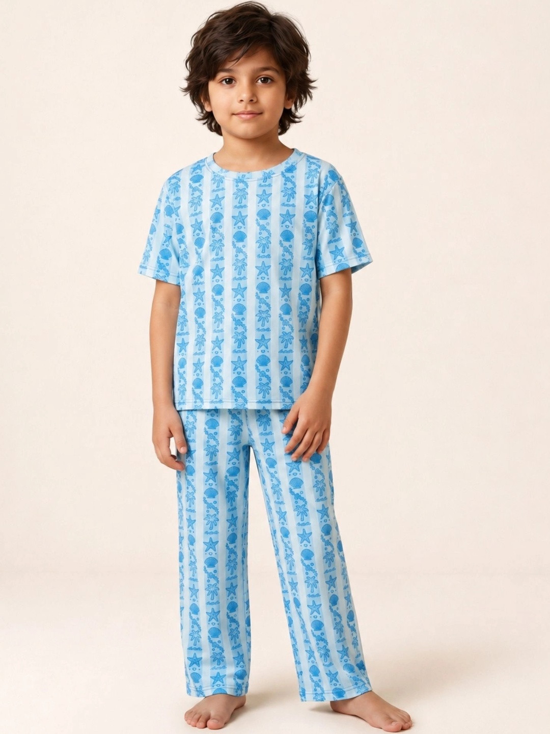 Anthrilo Boys Striped Night suit