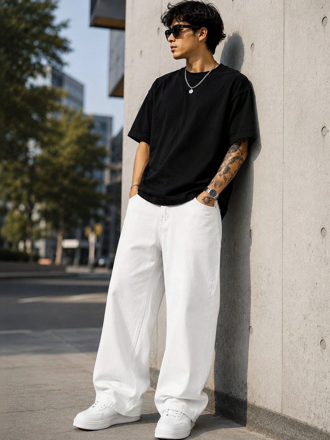 Encrypt Men Straight Fit Mid-Rise Stretchable Jeans