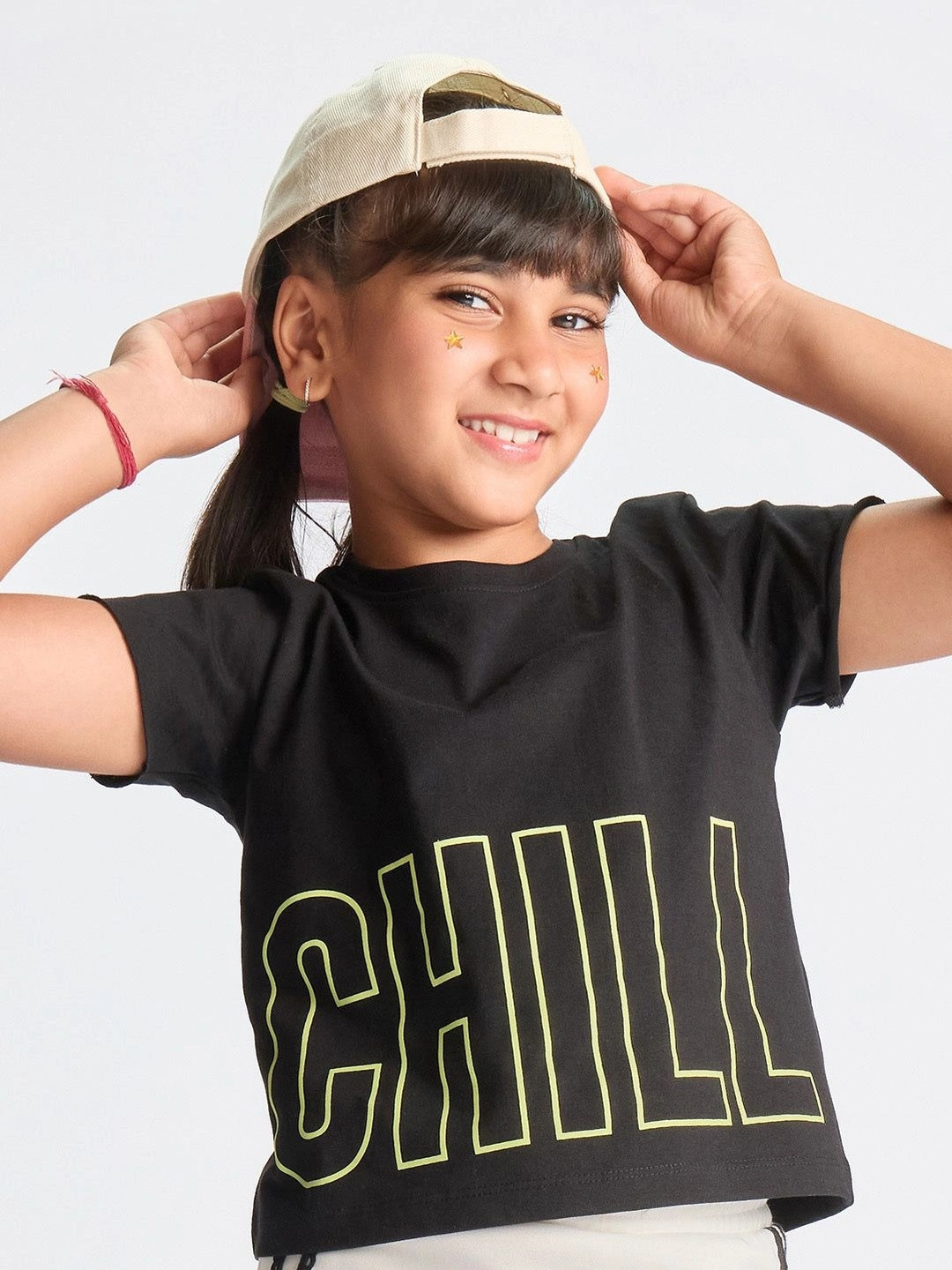 Dotokids Girls Print Cotton Top