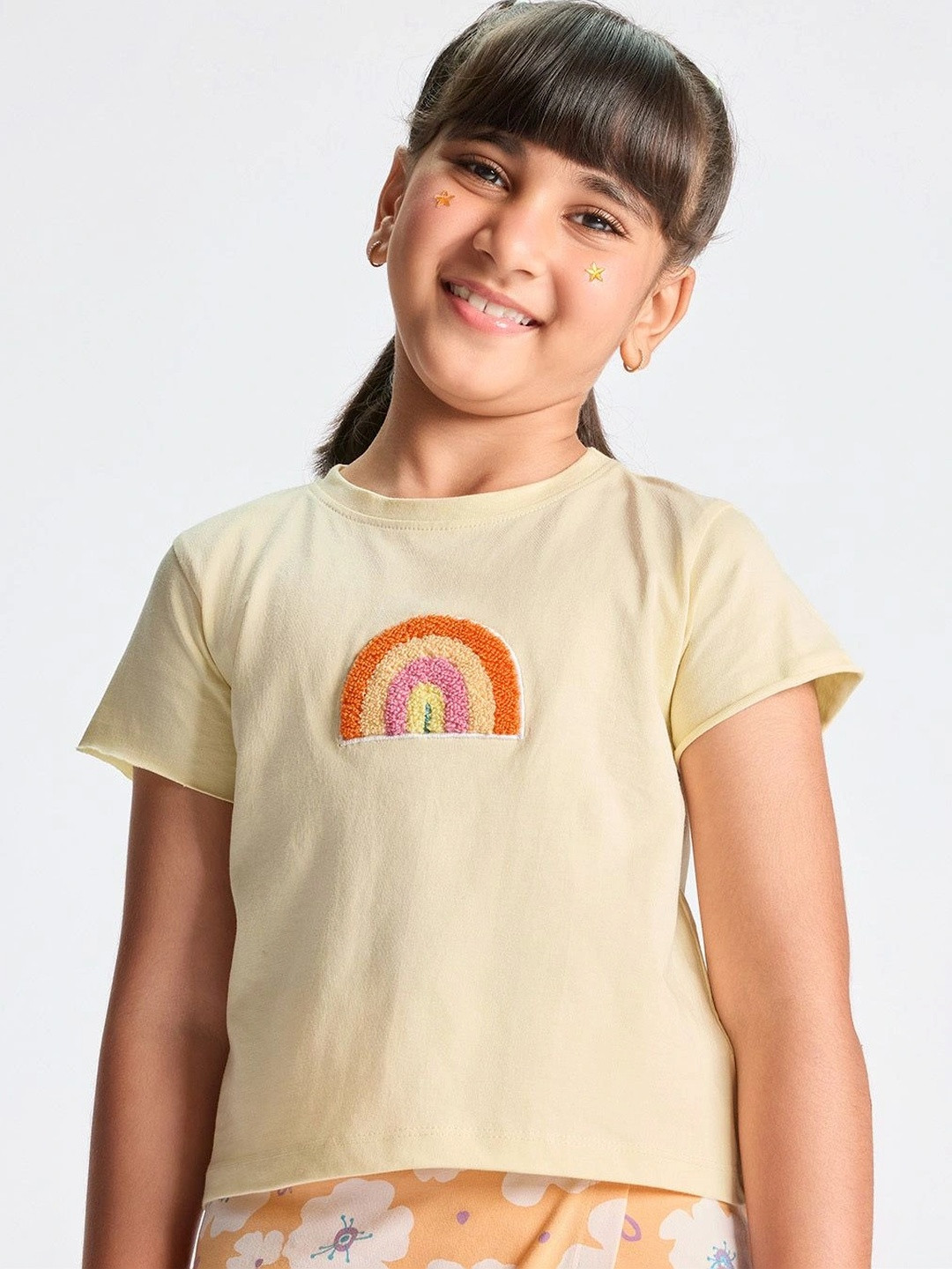 Dotokids Girls Embellished Cotton Top
