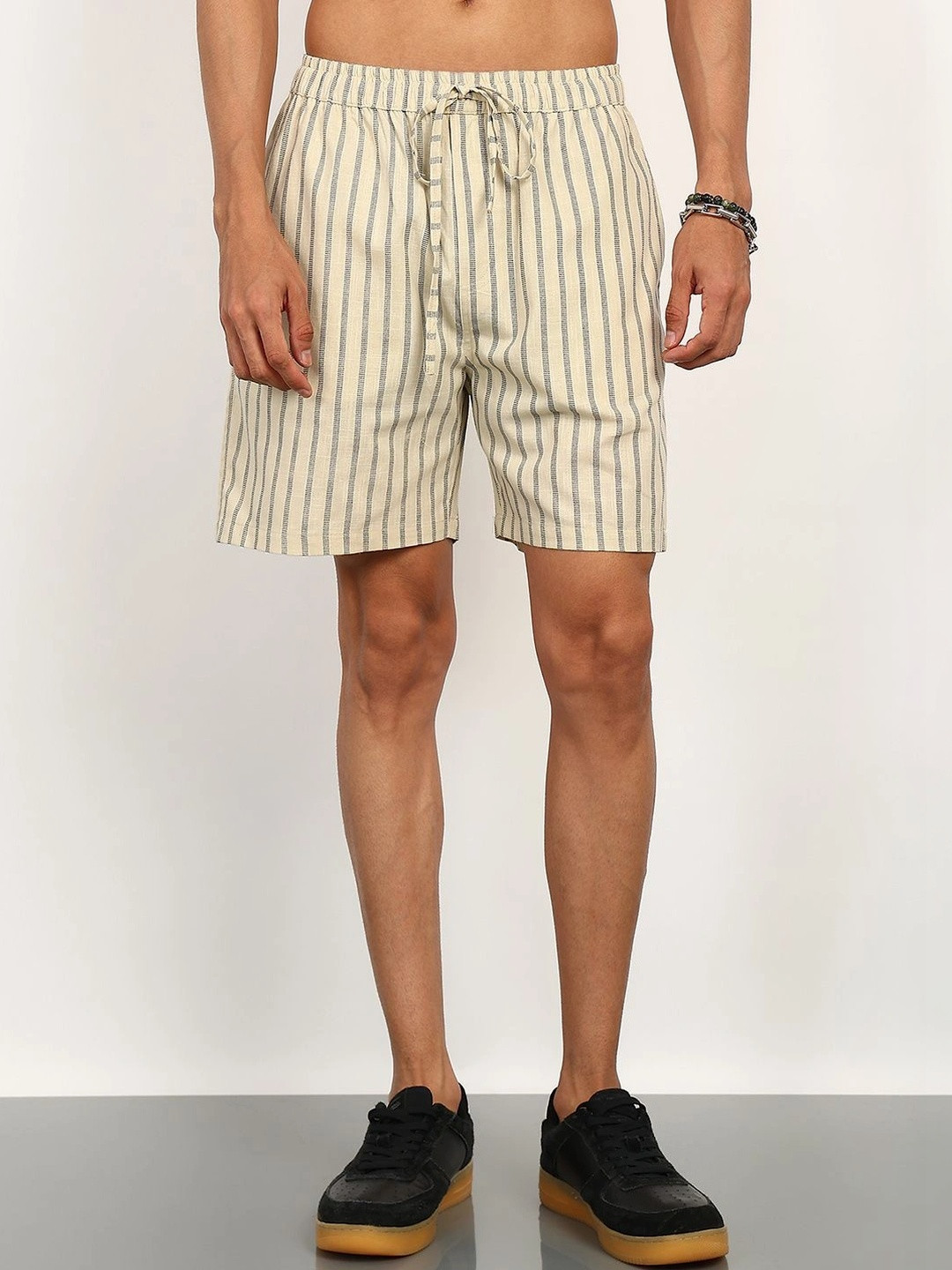 FABMADE Men Striped Technology Shorts