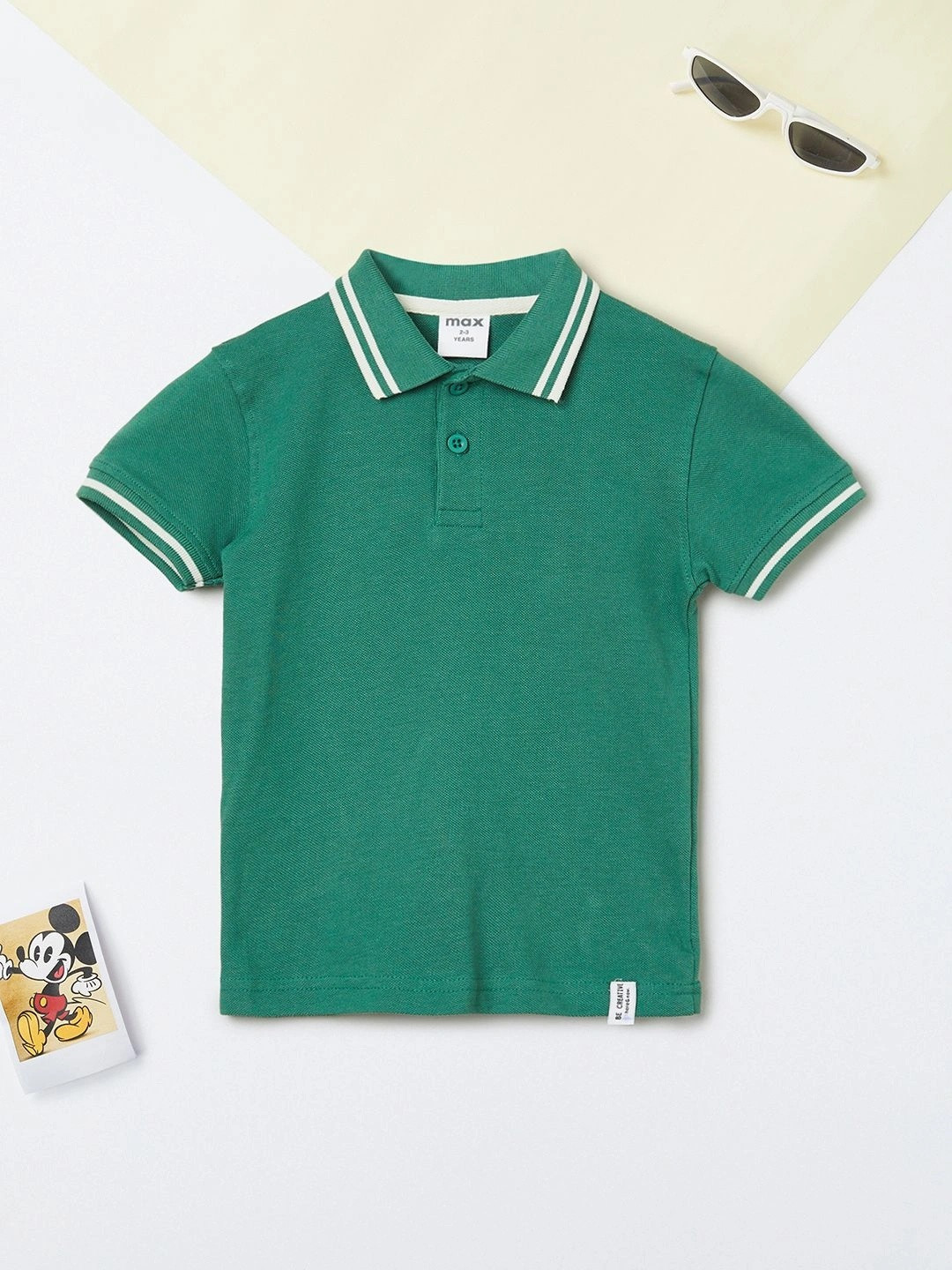 max Boys Polo Collar T-shirt